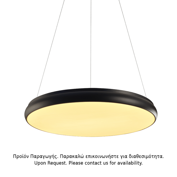 ΚΡΕΜΑΣΤΟ Φ/Σ LED 70W 5600LM 3000K ΜΑΥΡΟ ΜΕΤ/ΚΟ D80XH130CM KALLISTA ACA - V27LEDP80BK