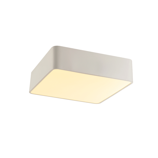 ^ΟΡΟΦΗΣ Φ/Σ LED 40W 3200LM 3000K ΛΕΥΚΟ ΜΕΤ/ΚΟ 48X48XH13CM EMERY ACA - V28LEDC48WH