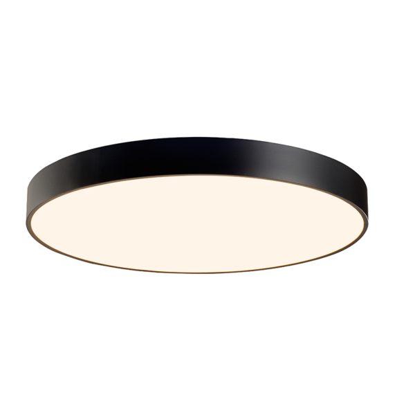 ^ΟΡΟΦΗΣ Φ/Σ LED 100W 8000LM 3000K ΜΑΥΡΟ ΜΕΤ/ΚΟ D100XH10CM OPTIMUS ACA - V29LEDC100BK