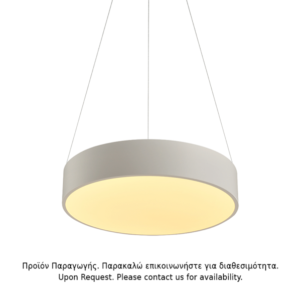 ΚΡΕΜΑΣΤΟ Φ/Σ LED 50W 4000LM 3000K ΛΕΥΚΟ ΜΕΤ/ΚΟ D50XH135CM OPTIMUS ACA - V29LEDP50WH