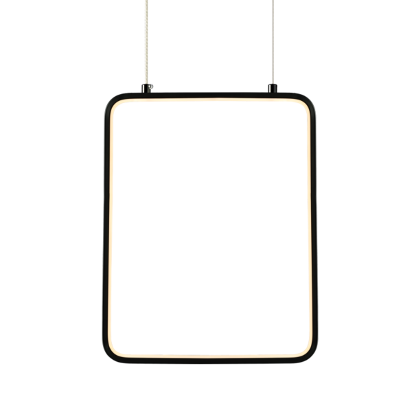 ^ΚΡΕΜΑΣΤΟ Φ/Σ LED 15W 3000K 1390LM ΜΑΥΡΟ ΜΕΤΑΛΛΙΚΟ 26X14XH142CM SYMETRIA ACA - V30LEDP26BK