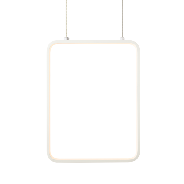 ^ΚΡΕΜΑΣΤΟ Φ/Σ LED 15W 3000K 1390LM ΛΕΥΚΟ ΜΕΤΑΛΛΙΚΟ 26X14XH142CM SYMETRIA ACA - V30LEDP26WH