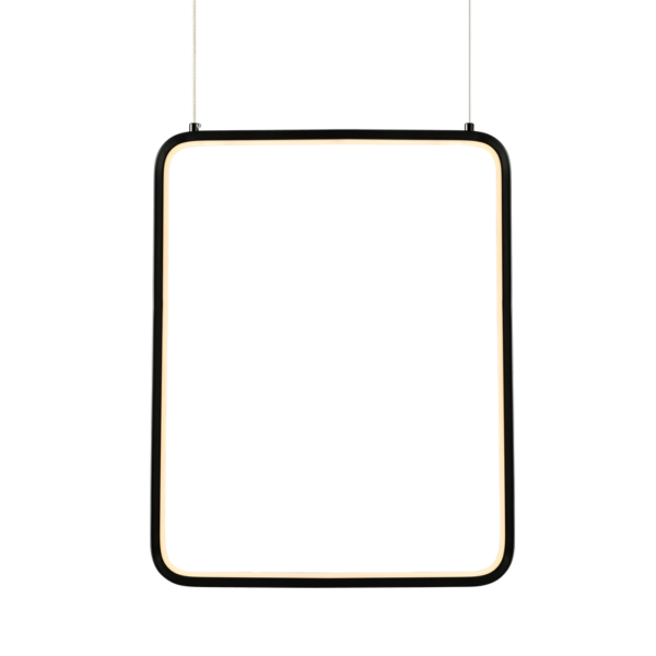 ^ΚΡΕΜΑΣΤΟ Φ/Σ LED 19W 3000K 1820LM ΜΑΥΡΟ ΜΕΤΑΛΛΙΚΟ 36X14XH1520CM SYMETRIA ACA - V30LEDP36BK