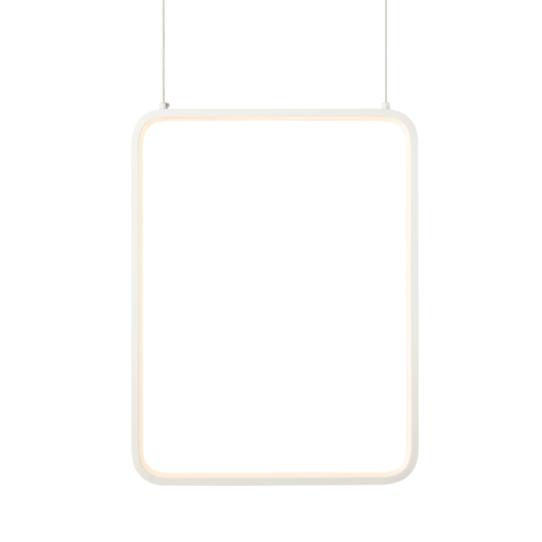 ^ΚΡΕΜΑΣΤΟ Φ/Σ LED 19W 3000K 1820LM ΛΕΥΚΟ ΜΕΤΑΛΛΙΚΟ 36X14XH1520CM SYMETRIA ACA - V30LEDP36WH