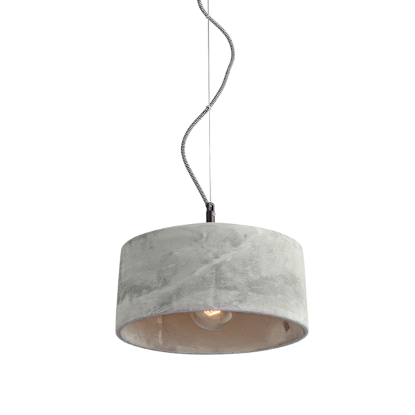 ΚΡΕΜΑΣΤΟ ΦΩΤΙΣΤΙΚΟ 1ΧΕ27 ΤΣΙΜΕΝΤΟ Φ32xH18cm ELVIS ACA - V351091P