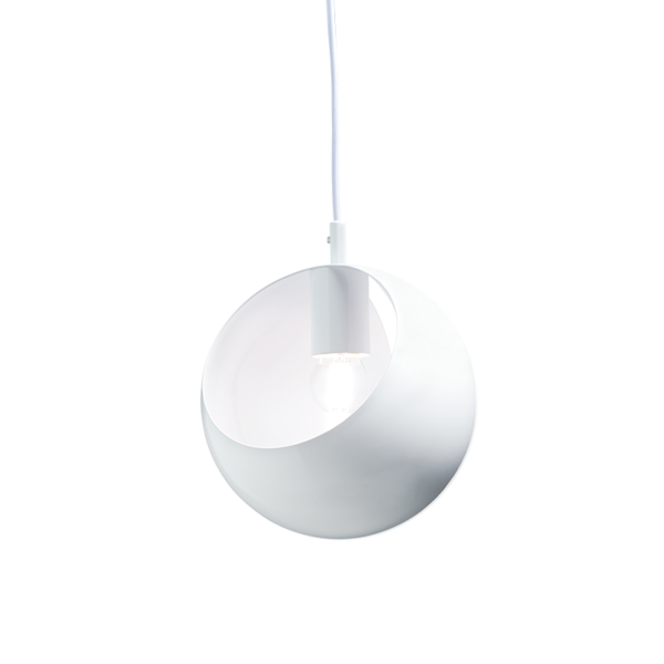 ΚΡΕΜΑΣΤΟ Φ/Σ 1ΧΕ27 ΜΕΤΑΛΛΙΚΟ ΛΕΥΚΟ Φ20XH120CM HOSTA ACA - V36037WH