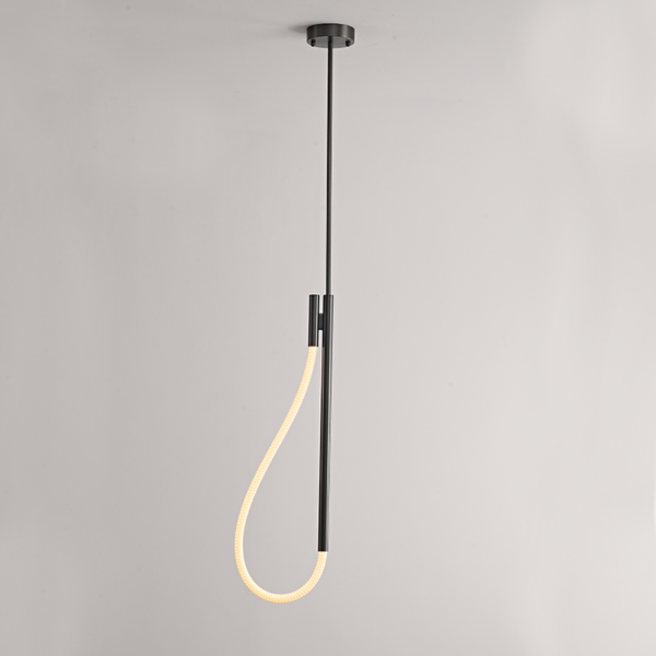ΚΡΕΜΑΣΤΟ Φ/Σ LED 12W 3000K 536LM MALPO ΜΕΤΑΛΛΙΚΟ + ΣΙΛΙΚΟΝΗ IP20 L18.5*H150 ACA - V43175PBK700