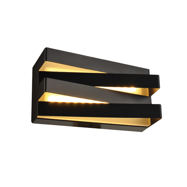 ^ΕΠΙΤΟΙΧΟ Φ/Σ LED 12W 3000K 960LM ΜΑΥΡΟ ΜΕΤ/ΚΟ 20X11X9CM MILANO ACA - V80LEDW20BK