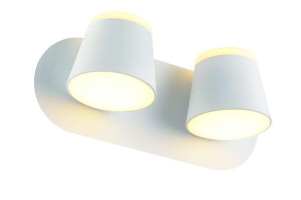 ^ΕΠΙΤΟΙΧΟ Φ/Σ LED 16W 3000K 1280LM ΛΕΥΚΟ ΜΕΤ/ΚΟ 27X12X11CM LUCIDO ACA - V83LEDW27WH