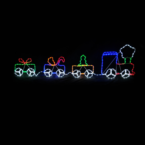 "TRAIN" 312 LED 13m ΜΟΝΟΚ. ΦΩΤ., ΠΟΛΥΧΡΩΜ., ΣΤΑΘΕΡ., IP65, 200Χ51CM, 1.5m ΚΑΛ. ACA - X083123217N