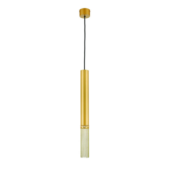 ^ΚΡΕΜΑΣΤΟ Φ/Σ 1XGU10 DOHA ΧΡΥΣΟ ΜΕΤ/ΚΟ IP20 D6XD8XH187CM ACA - YL22291PLG