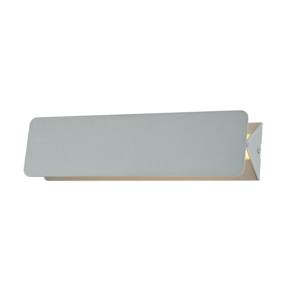 ΕΠΙΤΟΙΧΟ Φ/Σ LED 10W 3000K ΑΛΟΥΜΙΝΙΟ ΓΚΡΙ 31X8X5,5CM PYRAMID ACA - ZD806410LEDGY