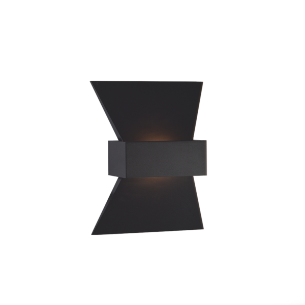 ΕΠΙΤΟΙΧΟ Φ/Σ LED 6W 3000K ΑΛΟΥΜΙΝΙΟ ΜΑΥΡΟ 20Χ16Χ7CM ELEGANT ACA - ZD81166LEDBK