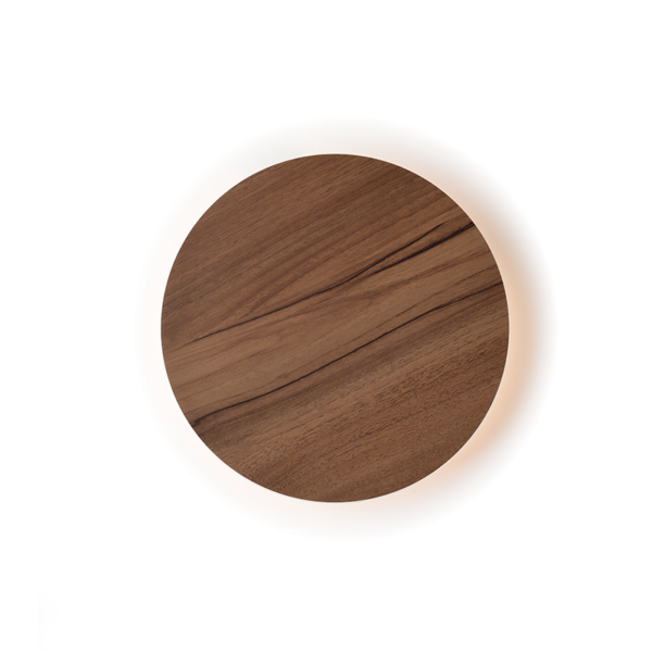 ΕΠΙΤ Φ/Σ LED 15W 3000Κ ΑΠΟΧΡ.ΣΚΟΥΡ ΞΥΛΟΥ MDF ΚΥΚΛ Φ30XH3,6CM ECLIPSE ACA - ZM1715LEDWDW