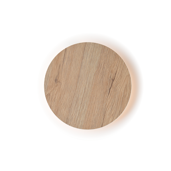 ΕΠΙΤ Φ/Σ LED 15W 3000Κ ΑΠΟΧΡ.ΑΝΟΙΧΤ ΞΥΛ MDF ΚΥΚΛ Φ30XH3,6CM ECLIPSE ACA - ZM1715LEDWLW