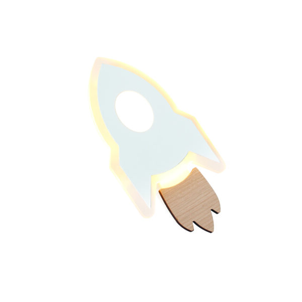 ΕΠΙΤΟΙΧΟ Φ/Σ LED 5.5W 3000K 385LM NASA ΛΕΥΚΟ MDF 24X13X3.8CM ACA - ZM21005WW