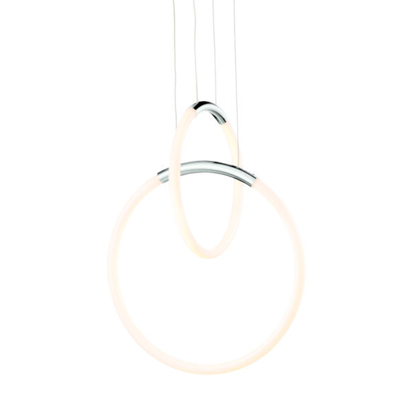^ΚΡΕΜΑΣΤΟ Φ/Σ LED 24W 3000K 1680LM VENUS ΧΡΩΜΙΟ ΜΕΤ/ΚΟ IP20 40X30XH164CM ACA - ZM31LEDP40CH