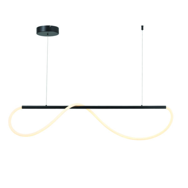 ΚΡΕΜΑΣΤΟ Φ/Σ LED 36W 3000K 2000LM KYMA ΜΑΥΡΟ ΜΕΤ/ΚΟ IP20 120Χ6XΗ215CM ACA - ZM36LEDP120BK