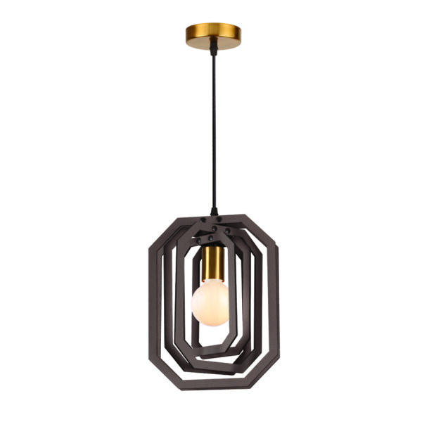ΚΡΕΜΑΣΤΟ Φ/Σ 1ΧΕ27 ΣΚ.ΚΑΦΕ ΔΕΡΜΑ MDF D24XH100CM TRITON ACA - ZM391P24WDL