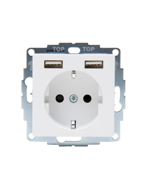 HK07 earth.sock.2xUSB arc.m. - 1-K296232004
