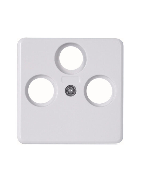 HK02 ΠΛΑΚΙΔΙΟ TV/FM/SAT ΛΕΥΚΟ - 1-K357813005
