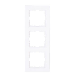 Cover frame for horizontal and vertical installation, 3-fold, HK07, arctic-white - 1-K402713005