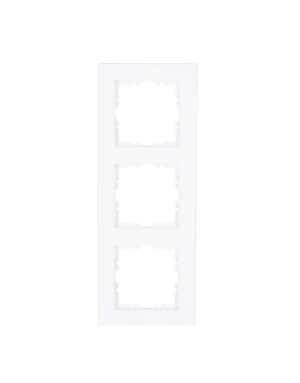 Cover frame for horizontal and vertical installation, 3-fold, HK07, arctic-white - 1-K402713005