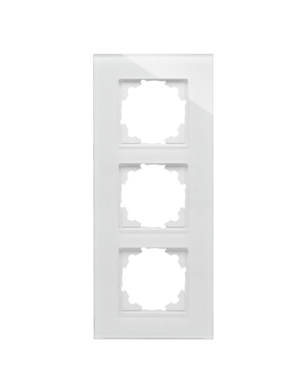 HK07 ΠΛΑΙΣΙΟ ΤΡΙΠΛΟ ΓΥΑΛΙΝΟ ΛΕΥΚΟ - 1-K405502004