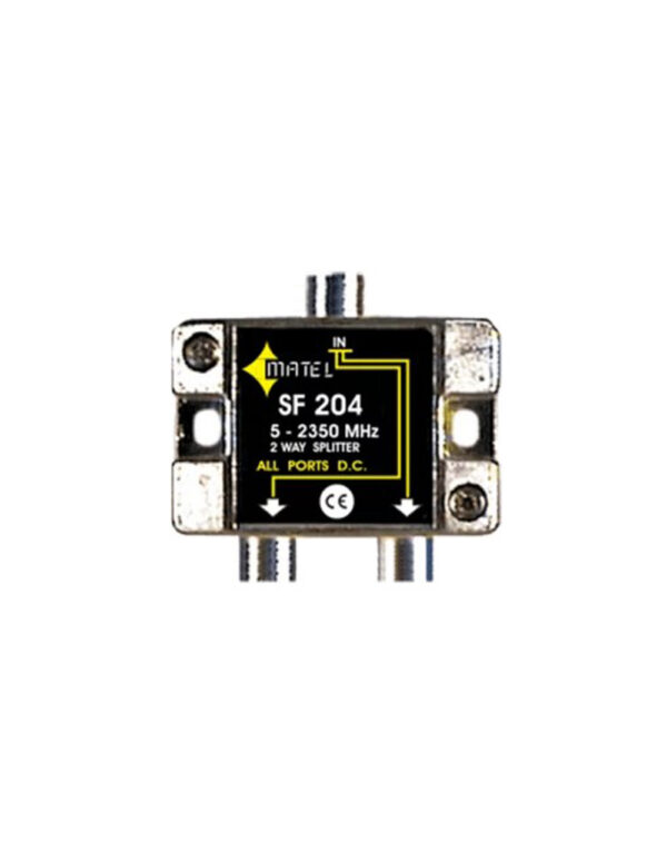 MATEL SF204 ΔΙΑΚΛΑΔΩΤΗΣ ΔΟΡΥΦΟΡΙΚΟΣ 2ΠΛΟΣ, ΜΕ F UNIVERSE - 1-MT011050261