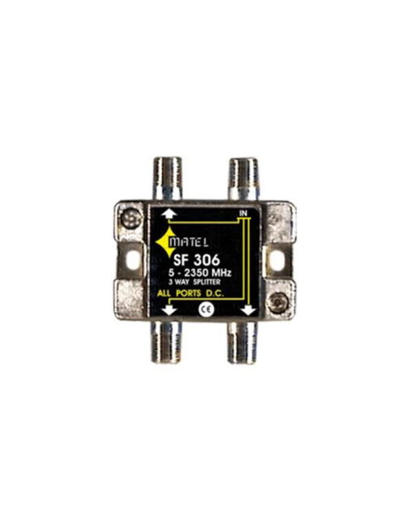 MATEL SF306 ΔΙΑΚΛΑΔΩΤΗΣ ΔΟΡΥΦΟΡΙΚΟΣ 3ΠΛΟΣ, ΜΕ F UNIVERSE - 1-MT011060262