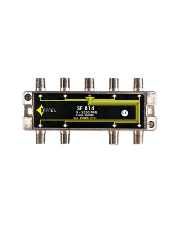 MATEL SF814 ΔΙΑΚΛΑΔΩΤΗΣ ΔΟΡΥΦΟΡΙΚΟΣ 8ΠΛΟΣ, ΜΕ F UNIVERSE - 1-MT011090265