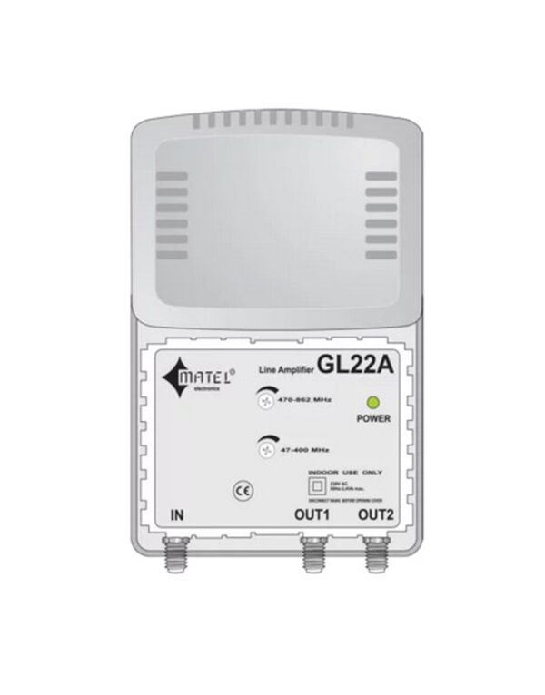 MATEL GL22A ΕΝΙΣΧΥΤΗΣ ΓΡΑΜΜΗΣ VHF-UHF, 22dB UNIVERSE - 1-MT011210285