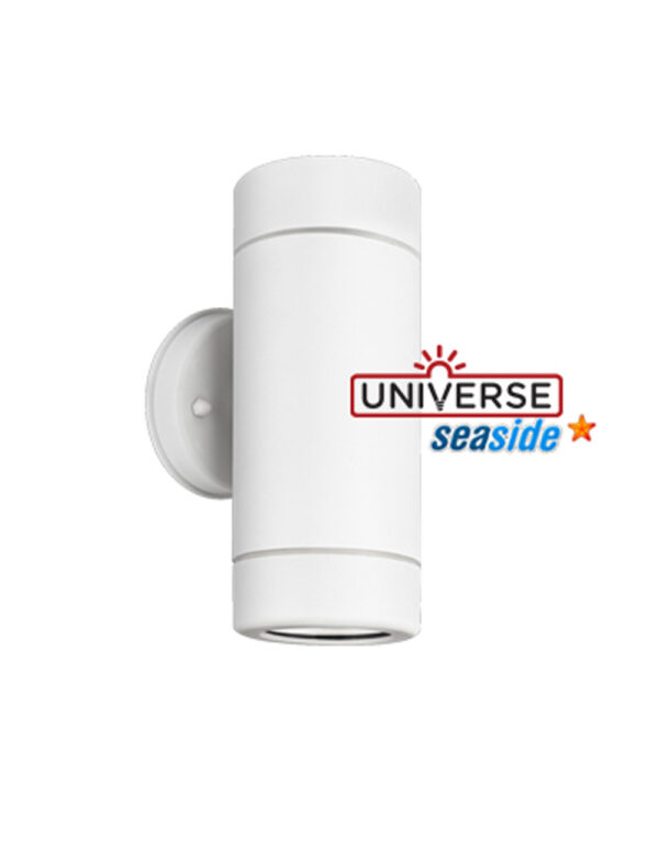 ΦΩΤΙΣΤΙΚΟ ΑΠΛΙΚΑ UP/DOWN 90X128mm 2XMR16/GU10 MAX7W IP44 ΠΛΑΣΤΙΚΟ ΛΕΥΚΟ SEASIDE UNIVERSE - 1-U005708