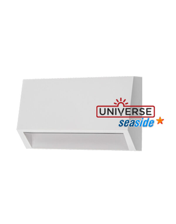 ΦΩΤΙΣΤΙΚΟ ΑΠΛΙΚΑ LED SLIM 70X160X33mm 3W 3000K 100lm ΙΡ65 ΠΛΑΣΤΙΚΟ ΛΕΥΚΟ SEASIDE UNIVERSE - 1-U005760