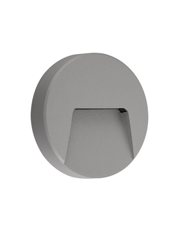 ΦΩΤΙΣΤΙΚΟ ΑΠΛΙΚΑ LED SLIM Φ135Χ32mm 3W 3000K 100lm IP65 ΠΛΑΣΤΙΚΟ ΓΚΡΙ SEASIDE UNIVERSE - 1-U006293
