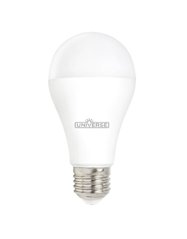 ΛΑΜΠΑ LED SMD Α65 18W E27 6500K 220-240V 2000lm/E UNIVERSE - 1-U007481