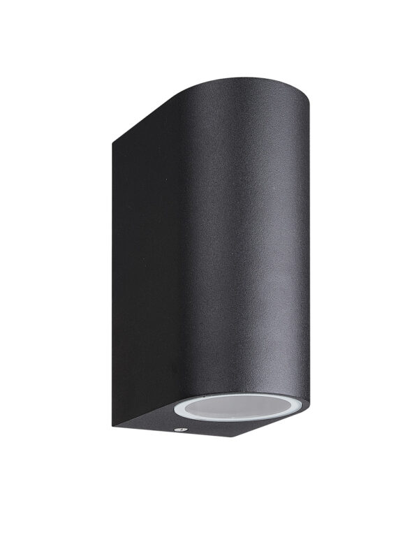 ΦΩΤΙΣΤΙΚΟ ΑΠΛΙΚΑ UP/DOWN 90X70X150mm 2XMR16/GU10 MAX5W IP44 ΠΛΑΣΤΙΚΟ ΜΑΥΡΟ SEASIDE UNIVERSE - 1-U007825