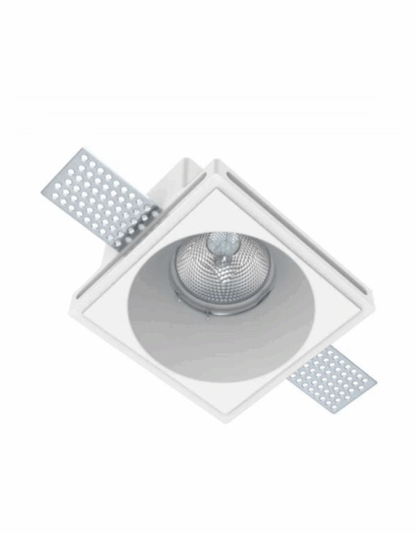 ΣΠΟΤ ΧΩΝEYTO ΓΥΨΙΝΟ 100x100x45mm 1xMR16/GU10 MAX 50W UNIVERSE - 1-U008969
