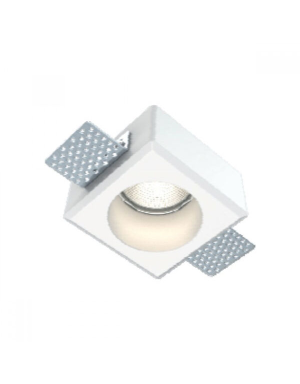 ΣΠΟΤ ΧΩΝEYTO ΓΥΨΙΝΟ 80x80x55mm 1xMR16/GU10 MAX 50W UNIVERSE - 1-U008976