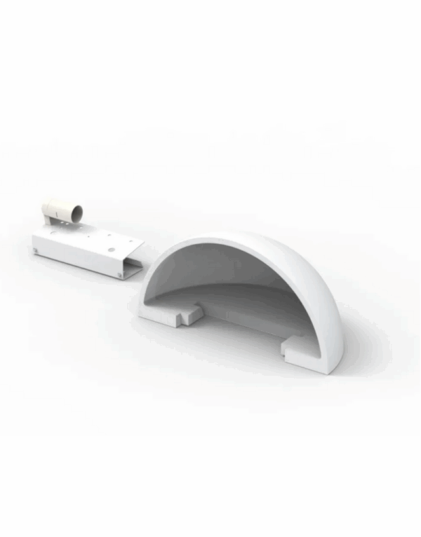 ΑΠΛΙΚΑ ΓΥΨΙΝΗ EΞΩΤΕΡΙΚΗ 280x138x138mm 1XE14 MAX 50W UNIVERSE - 1-U009003