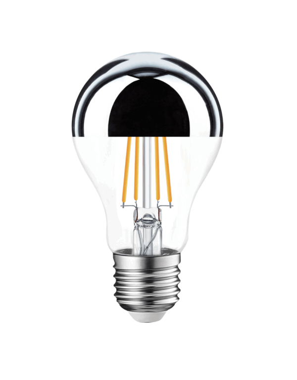 ΛΑΜΠΑ LED CROSS FILAMENT ΑΝΕΣΤΡΑΜΜΕΝΟΥ ΚΑΘΡΕΠΤΟΥ A60 8W Ε27 2700K 220-240V 1050lm 360° DIMMABLE UNIVERSE - 1-U012324