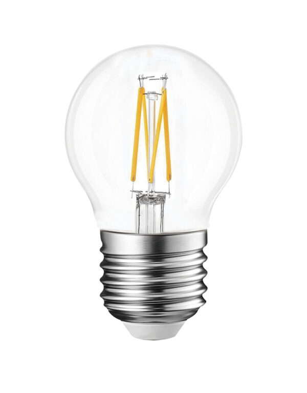 ΛΑΜΠΑ LED CROSS FILAMENT ΔΙΑΦΑΝΗ G45 6W E27 2700K 220-240V 1110lm/B 360° UNIVERSE - 1-U013857