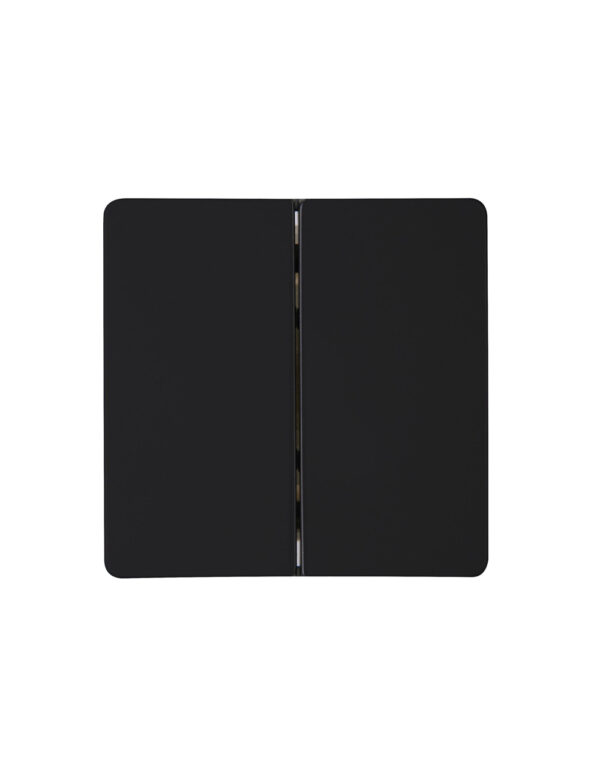 HK05 - Double rocker pad for series switches, changeover/changeover switches, double buttons, protection class IP20, colour: bla - 1-K334450001