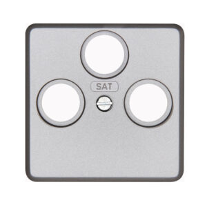 HK02 ΠΛΑΚΙΔΙΟ TV/FM/SAT STEEL - 1-K357820009