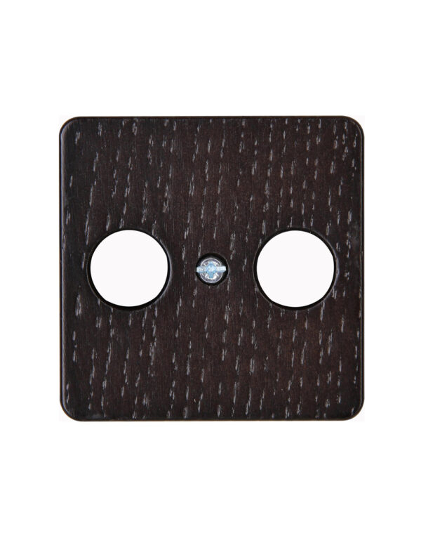 HK02 ΠΛΑΚΙΔΙΟ TV/FM ΞΥΛΙΝΟ ΒΕΝΓΚΕ (WENGE) - 1-K358637008