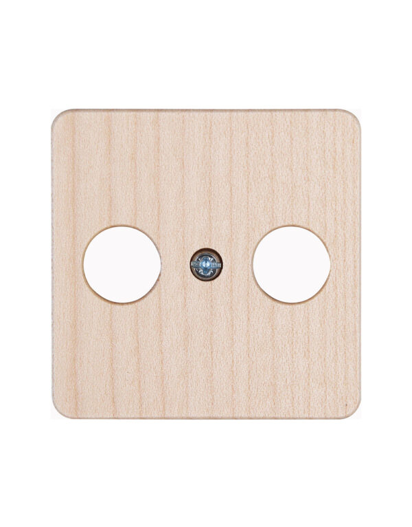 HK02 ΠΛΑΚΙΔΙΟ TV/FM ΞΥΛΙΝΟ ΣΦΕΝΤΑΜΙ (MAPLE) - 1-K358639000