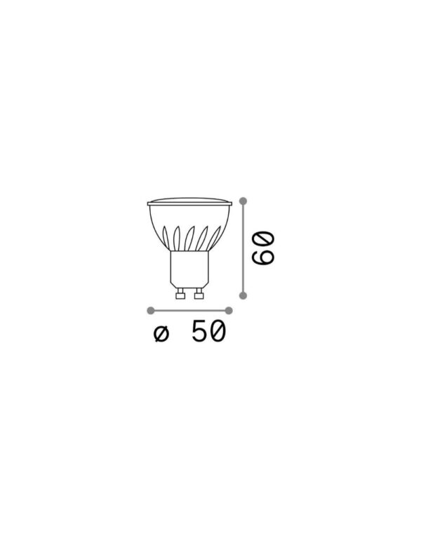 GU10 07W 620Lm 3000K CRI90 - 1-ID101378