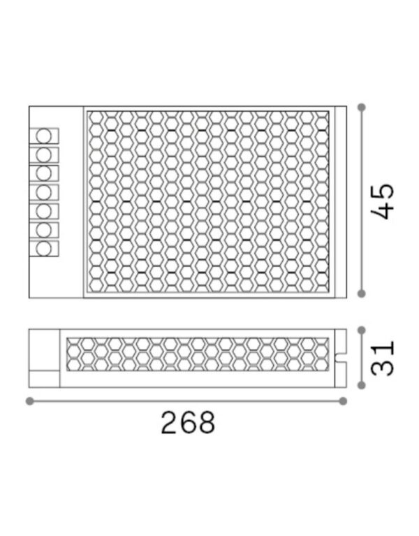 STRIP LED DRIVER ON-OFF 150W 24Vdc - 1-ID124117