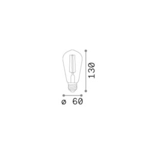E27 CONO 4W 2200K CRI80 AMBRA - 1-ID151694