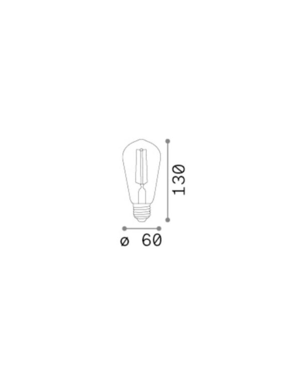 E27 CONO 4W 2200K CRI80 AMBRA - 1-ID151694
